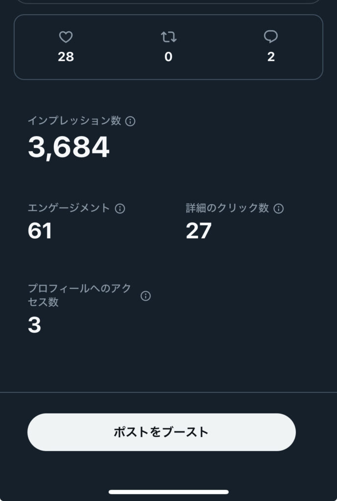 インプレッション　確認方法　3