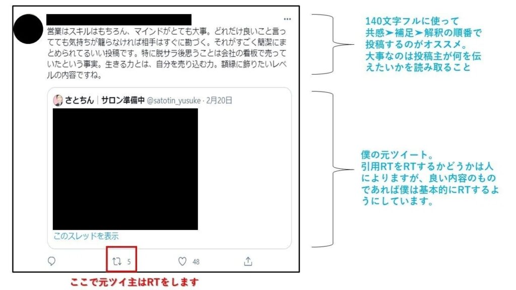 引用ポストのポイント