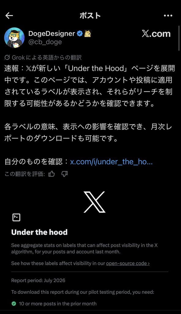 under the hoodを使用したユーザーの声